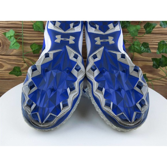 Under Armour Sz 11.5 Sneaker White Synthetic Men Medium (D, M) Athletic - Picture 9 of 10